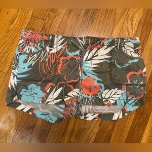 American Rag Floral board  Shorts - Green and Orange